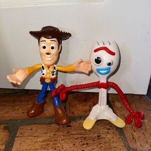 Toy Story woody forky bendable figures